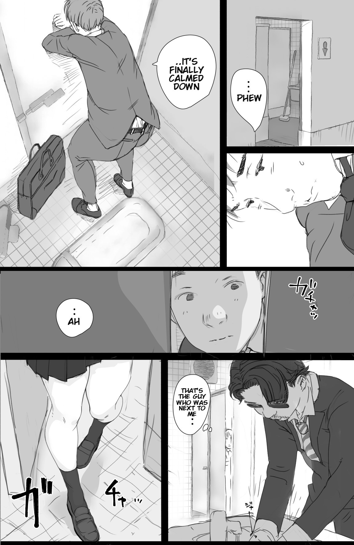 Hentai Manga Comic-The Girl On The Train Who Flashed Me Her Breasts Has Got Me Hot And Bothered-Read-5